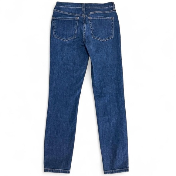 FREE PEOPLE Women's Busted Knee Skinny Fit Denim Jeans Size 28 Indigo - Picture 5 of 6